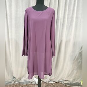 Soft Surroundings Lavender Long Sleeve Tunic